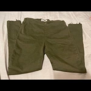F.P army green jeans